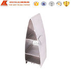 A forma 600mm do triângulo 6082 perfis da liga de alumínio/expulsou a grelha/cortinas de alumínio